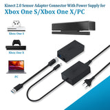 Kinect 2.0 Sensor Adapter With Power Supply for Xbox One Slim/Xbox One X/PC - EU Plug