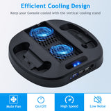 Vertical Cooling Stand with Dual Controller Charger for Xbox Series S (KJH-XSS-002)